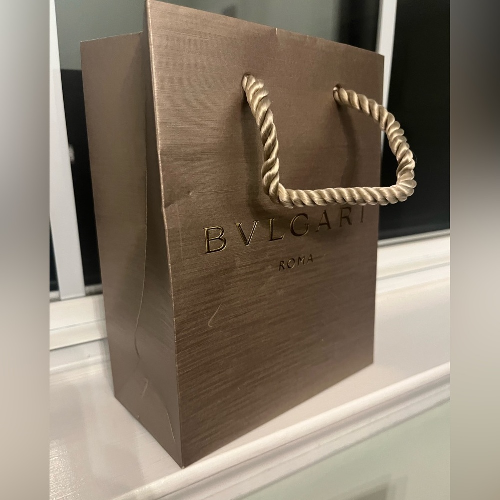 ***BVLGARI*** Genuine NWT Shopping Bag - Picture 4 of 5